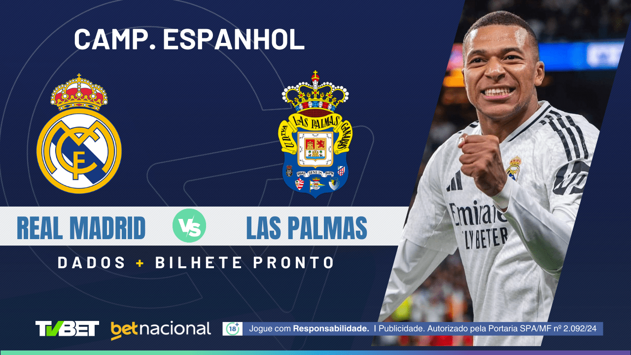 Real Madrid x Las Palmas: tempo real, onde assistir, horário ...