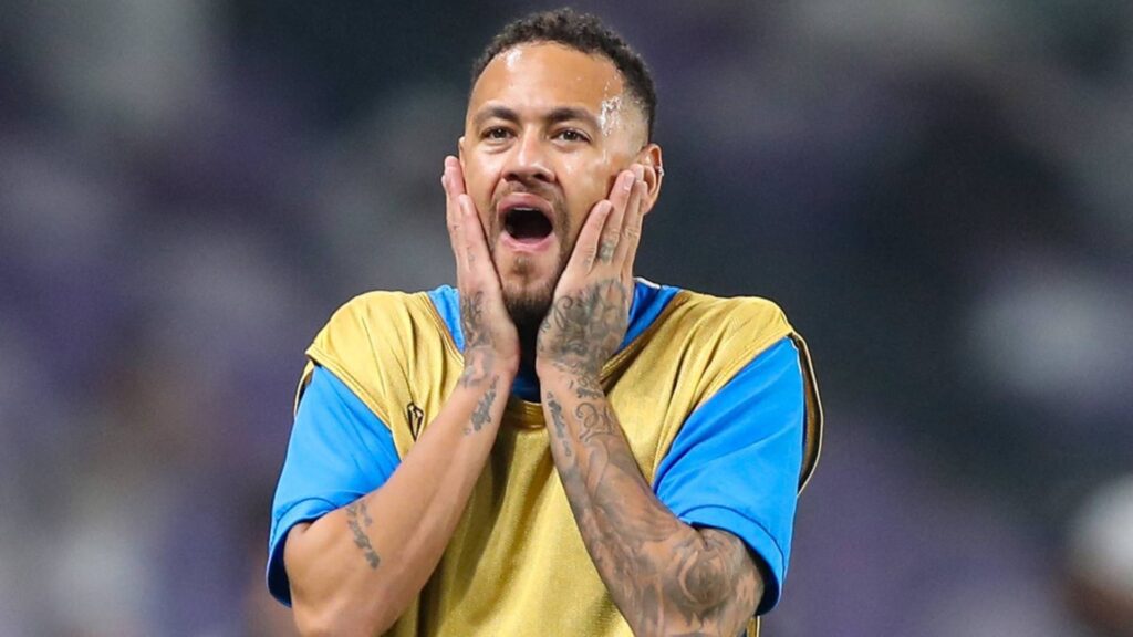 Neymar pediu calma a Rivaldo e disse que respeitava a história do jogador. Foto: AFP