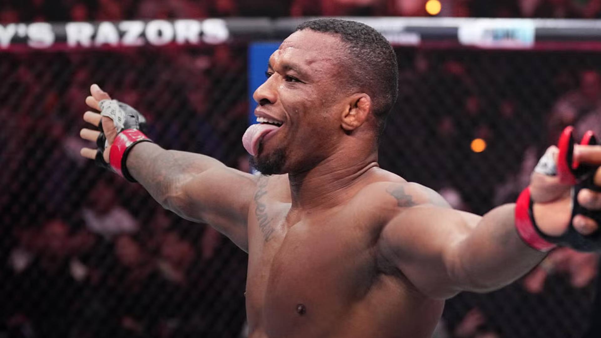 Jailton Malhadinho surpreendeu ao vencer na trocação. Foto: Divulgação/UFC