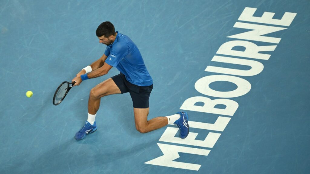 Djokovic venceu Lehecka e avançou às quartas do Australian Open 2025 (Foto: Reprodução)