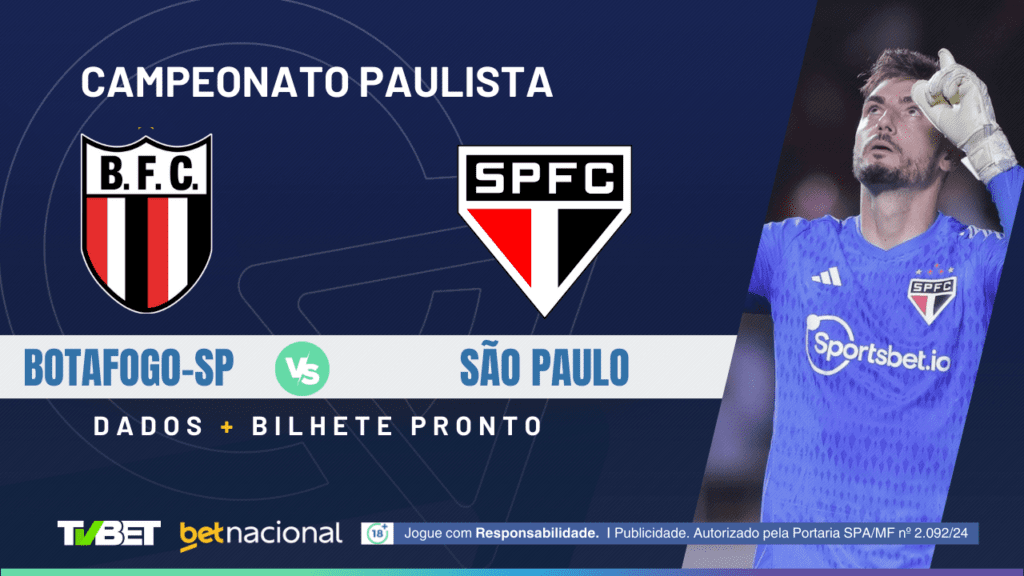 Botafogo-SP x São Paulo - Paulistão 2025