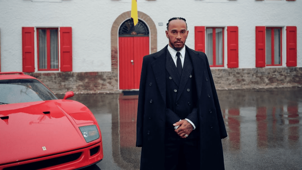 Lewis Hamilton quebrou recorde do Instagram em chegada a Maranello