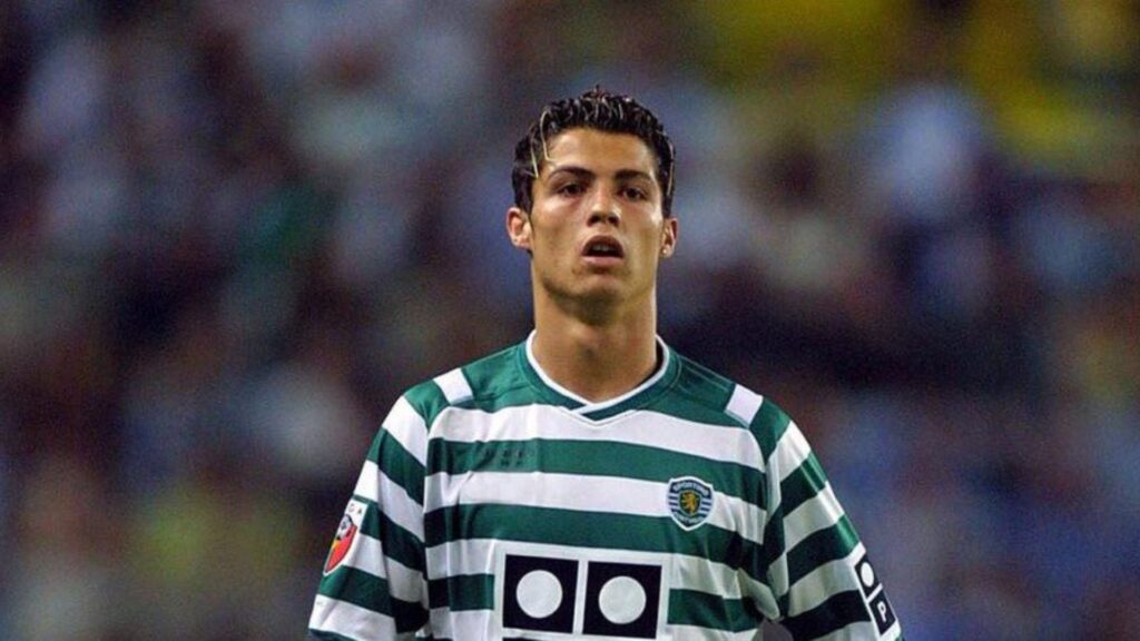 Cristiano Ronaldo começou a carreira no Sporting