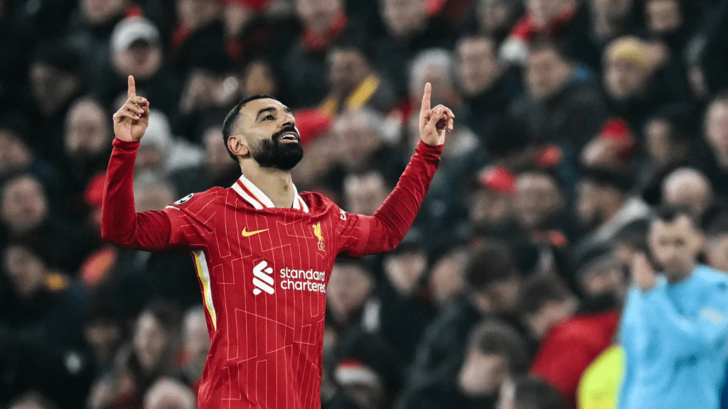 Salah entra no top-10 dos maiores artilheiros da Champions League