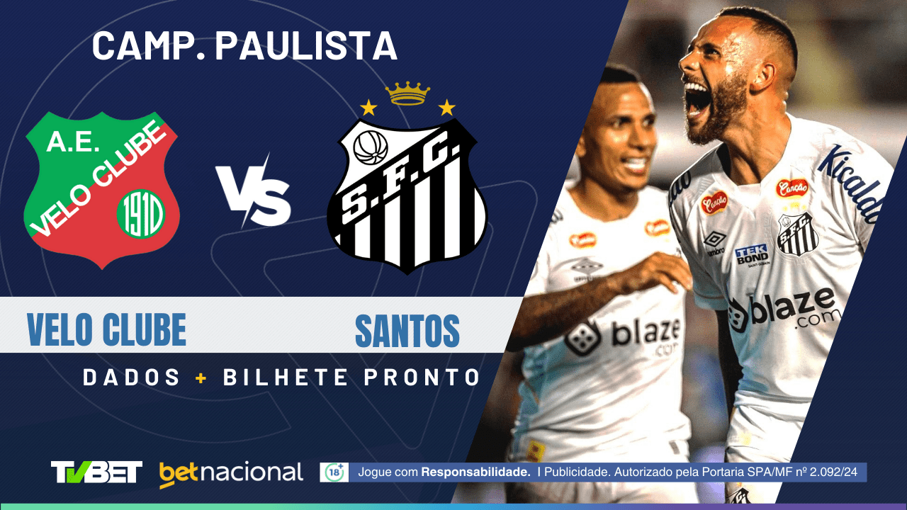 Velo Clube x Santos: tempo real, onde assistir, horário, escalações e ...