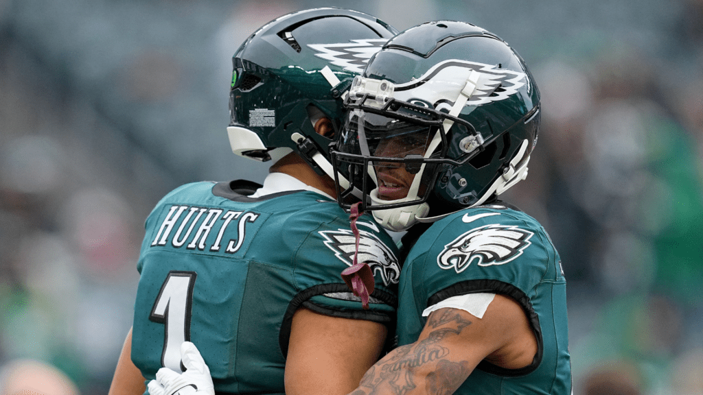 Jalen Hurts foi o destaque da classificação dos Eagles para o Super Bowl LIX