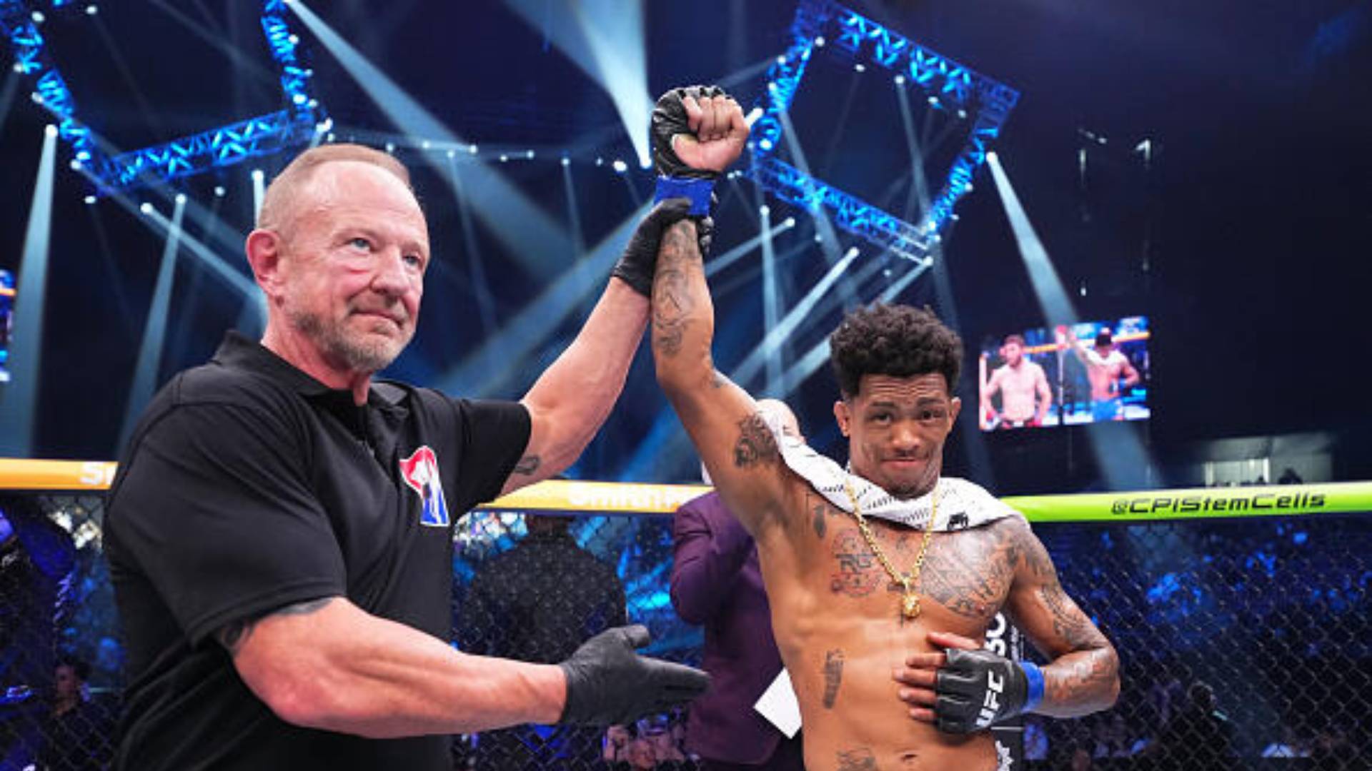 Vincius LokDog foi o único brasileiro a vencer na noite. Foto: Chris Unger/Zuffa LLC