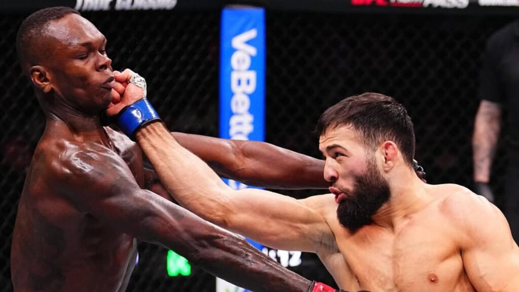 Imavov nocauteou Adesanya no começo do segundo round. Foto: Reprodução/Instagram