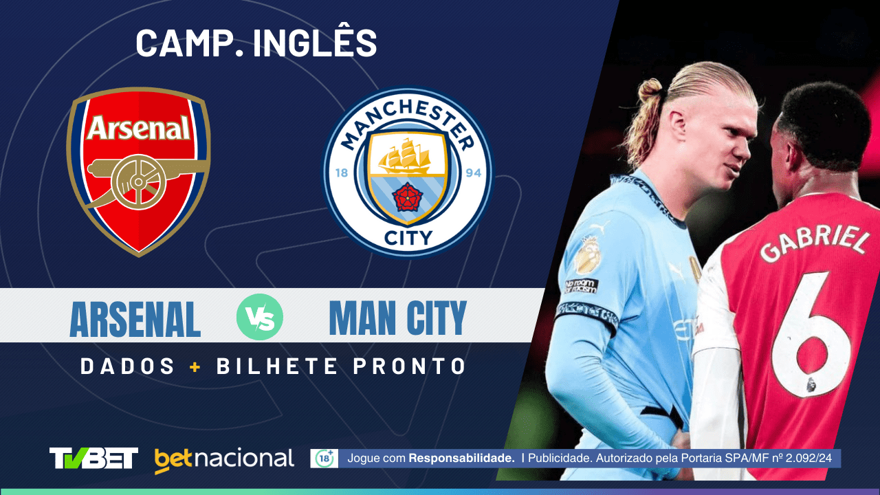 Arsenal x Manchester City: tempo real, onde assistir, horário ...
