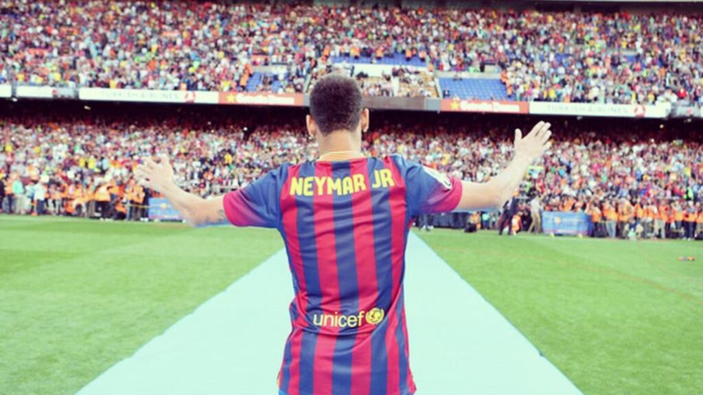 Apresentação de Neymar no Barcelona