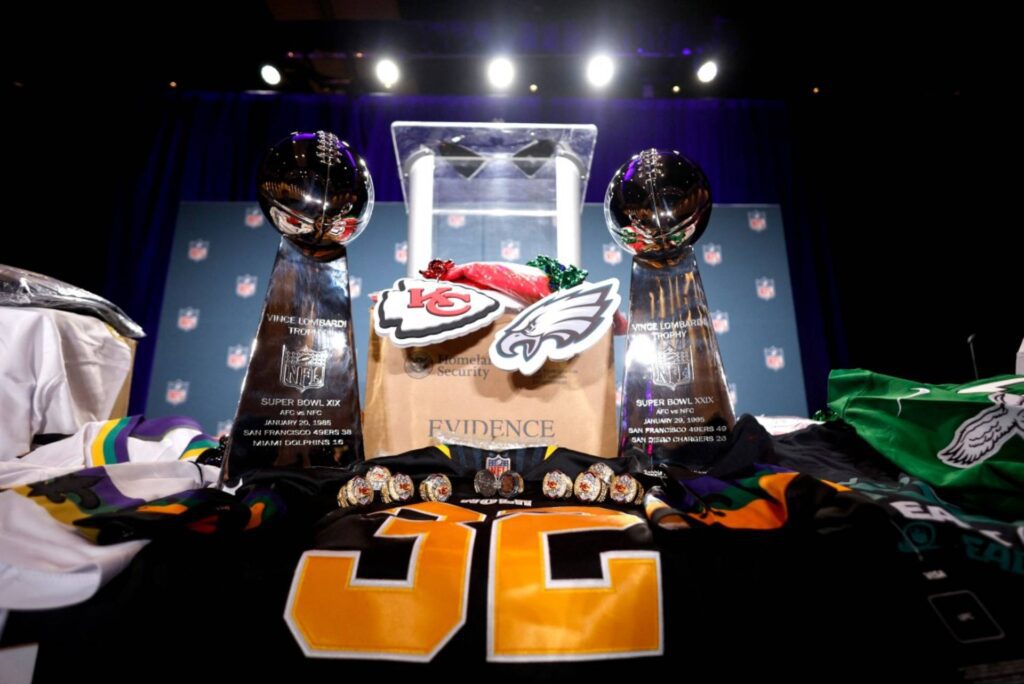 Eagles e Chiefs fazem o Super Bowl LIX. Foto: Siga Game Arena nas redes sociais: Twitter, Youtube, Instagram, TikTok, Facebook, Twitch, Threads e Kwai.