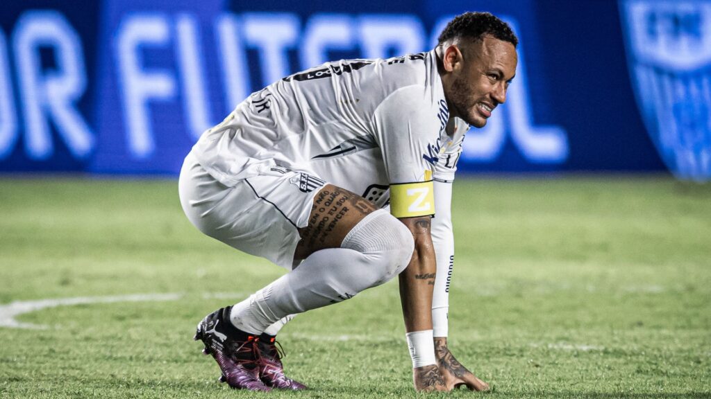 Neymar na Vila Belmiro