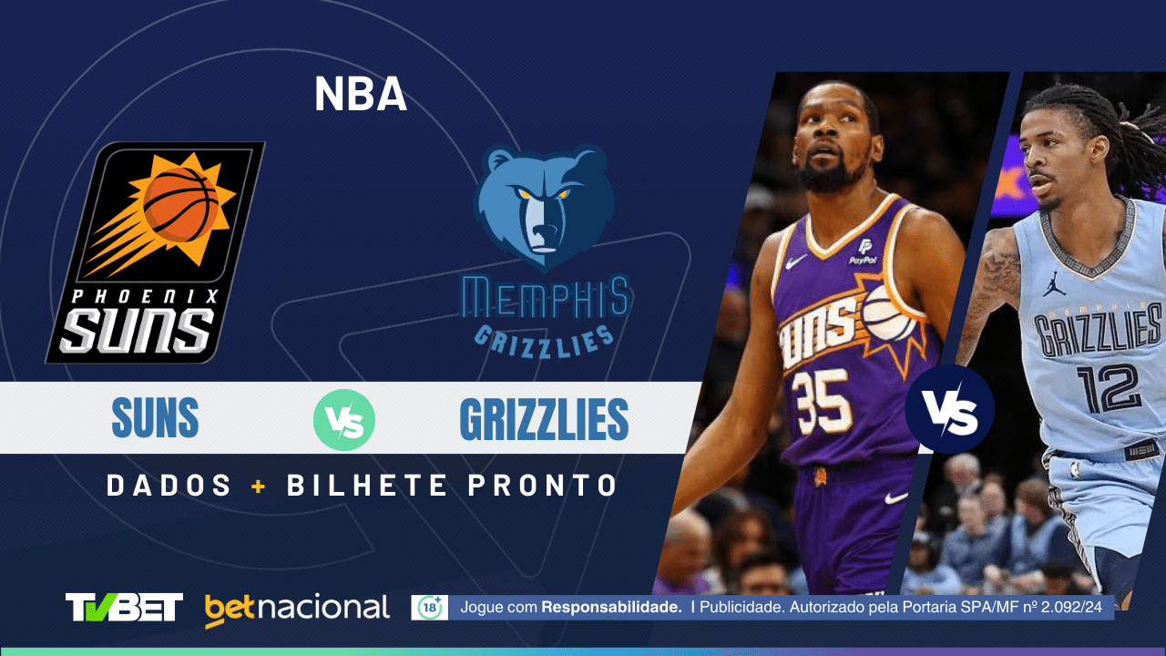 Suns x Grizzlies: onde assistir, horário, escalações e palpites | Game ...
