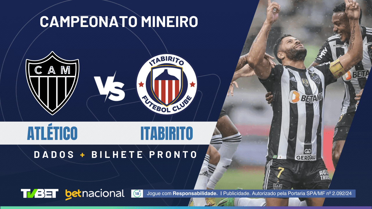 Atlético x Itabirito: tempo real, onde assistir ao vivo, horário ...