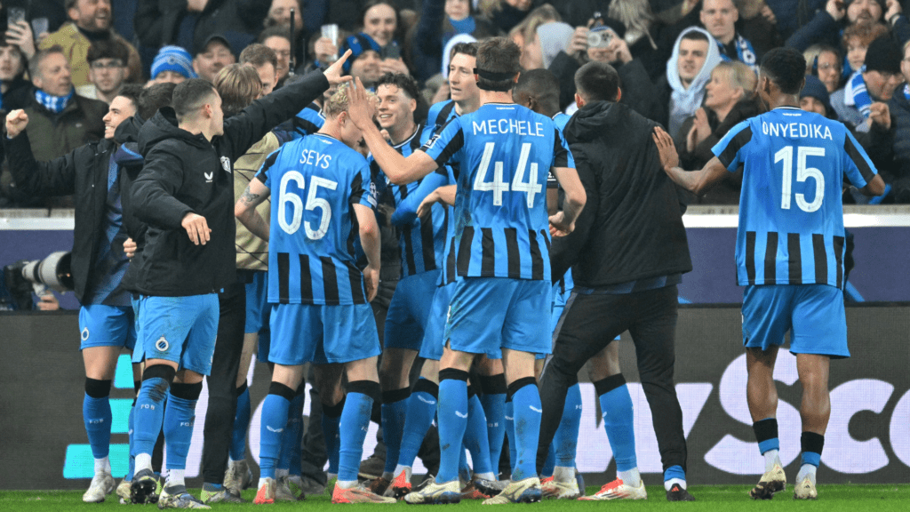 Brugge sai na frente da Atalanta nos playoffs da Champions