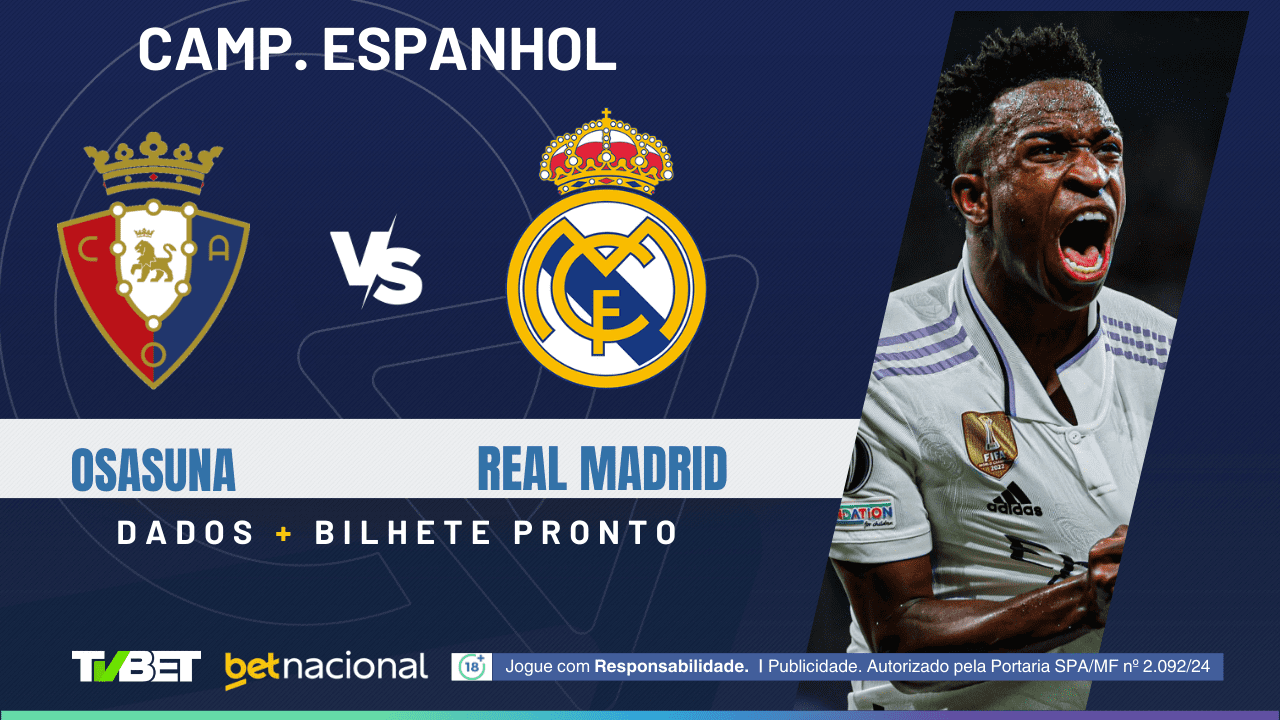 Osasuna x Real Madrid: tempo real, onde assistir, horário, escalações e ...