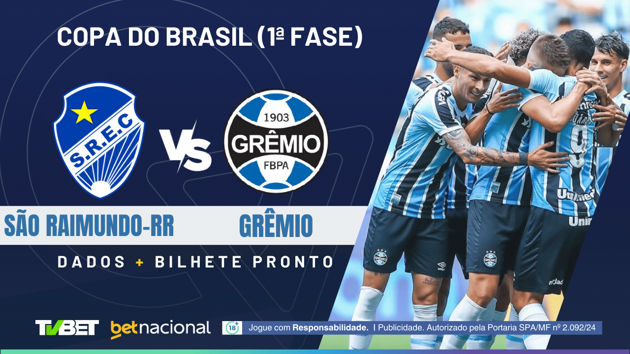 São Raimundo-RR x Grêmio: tempo real, onde assistir ao vivo, horário ...