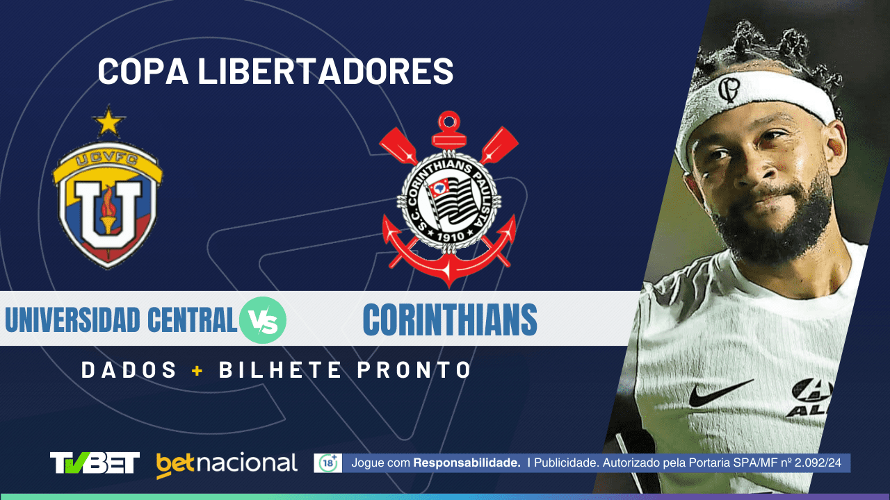 Universidad Central x Corinthians: tempo real, onde assistir, horário ...