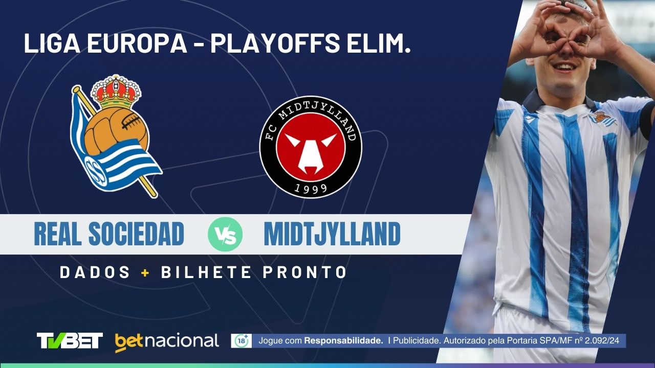 R. Sociedad x Midtjylland: tempo real, onde assistir, horário ...