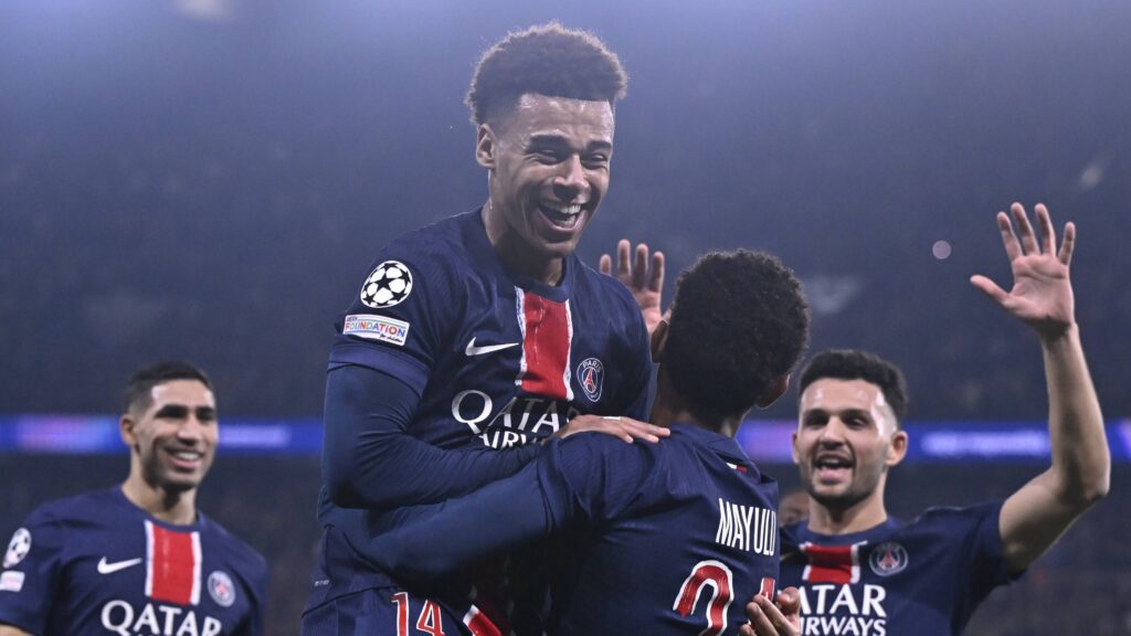 O PSG atropelou o Beste com uma goleada de 7x0. Foto: Reprodução/X