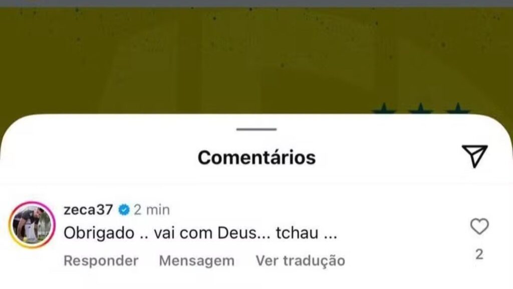 Comentário de Zeca no post do Mirassol