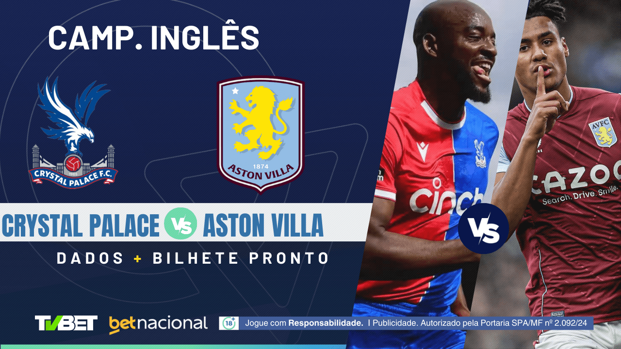 Crystal Palace x Aston Villa: tempo real, onde assistir, horário ...