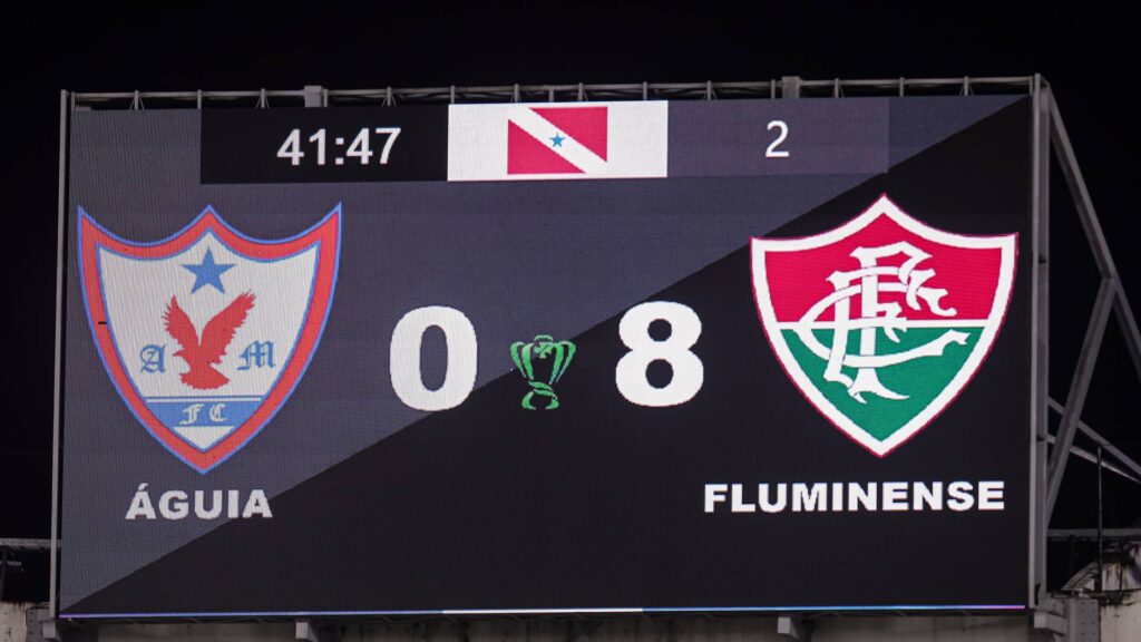 O Fluminense conquistou uma goleada histórica na Copa do Brasil. Foto: Foto: Marcelo Gonçalves/FFC