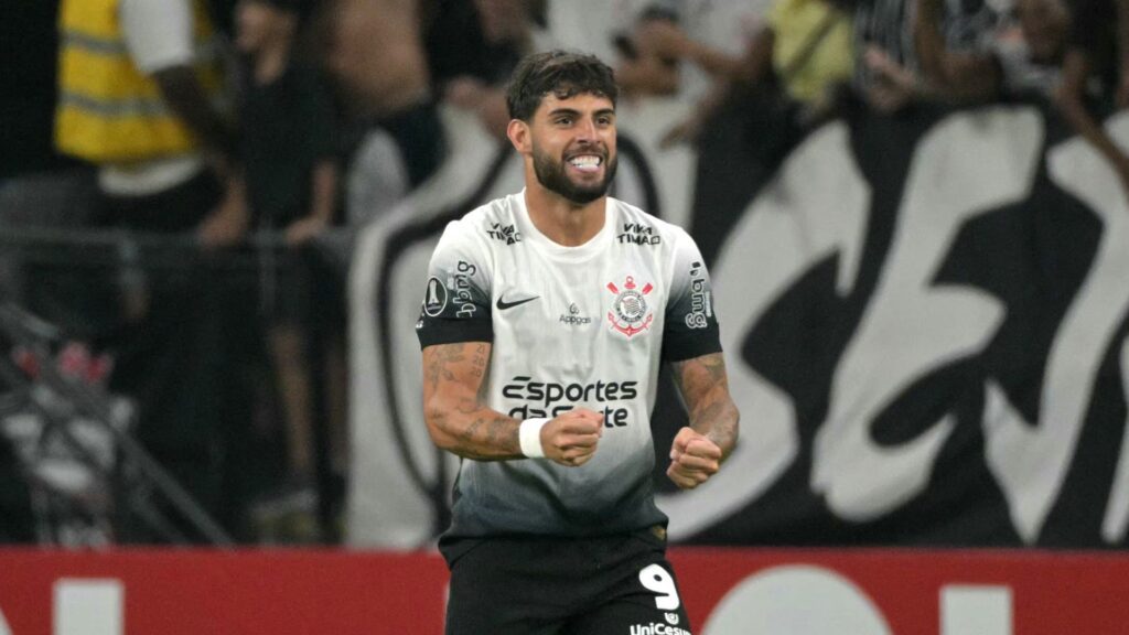 Yuri Alberto marcou dois gols do Corinthians.