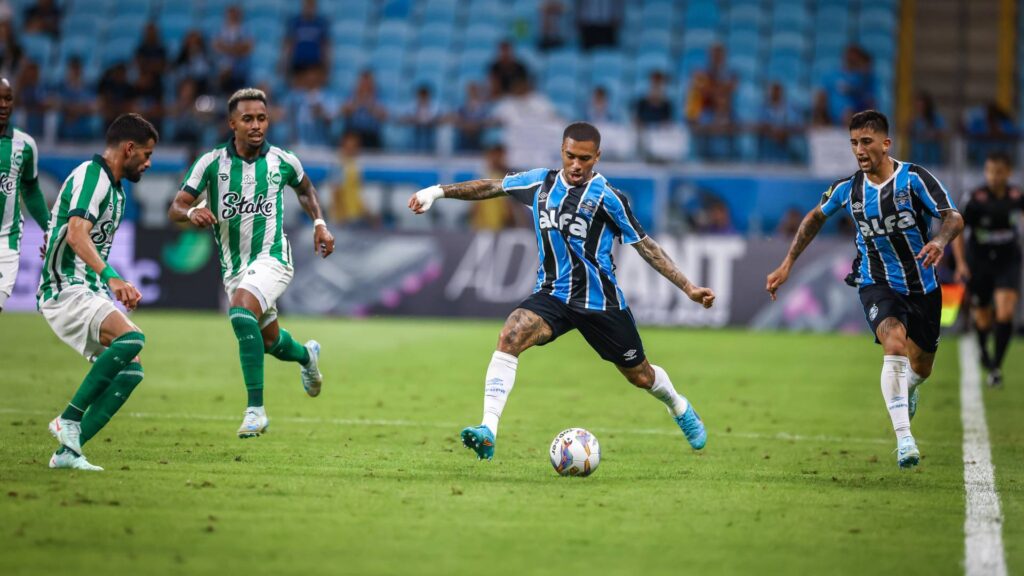 O Juventude espera impedir que o Grêmio chegue a mais uma final no Gauchão. Foto: Lucas Uebel/Grêmio
