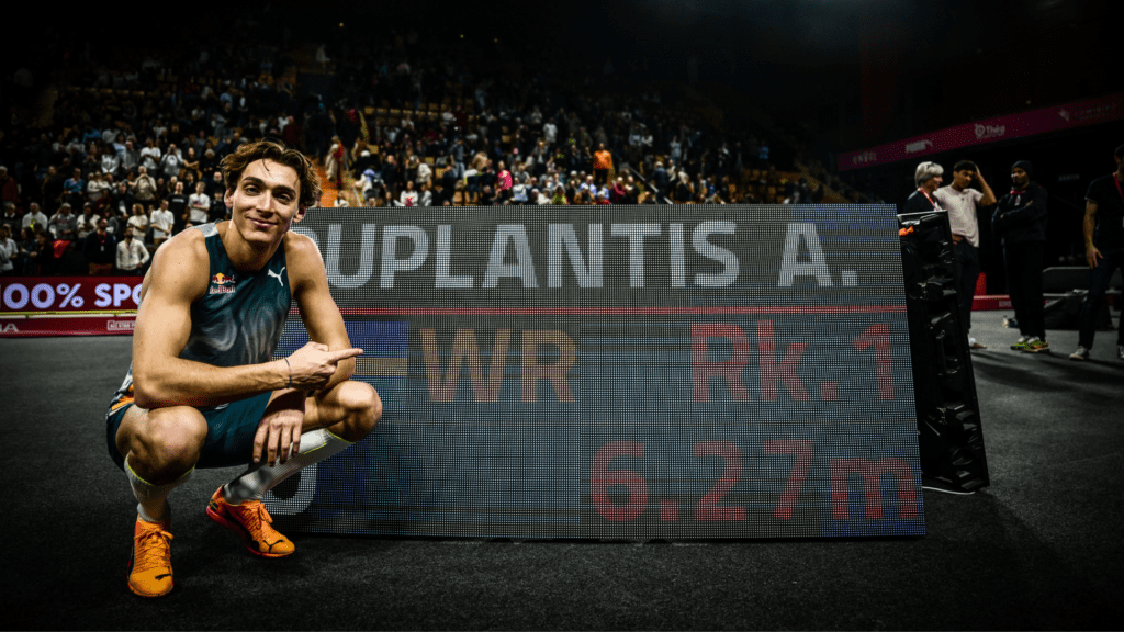 Armand Duplantis quebrou próprio recorde mundial pela 10ª vez