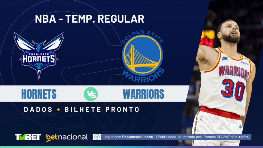 Hornets x Warriors - NBA 2024/25