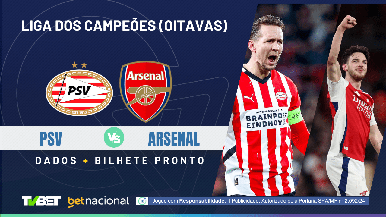 PSV x Arsenal: tempo real, onde assistir ao vivo, horário, escalações e ...