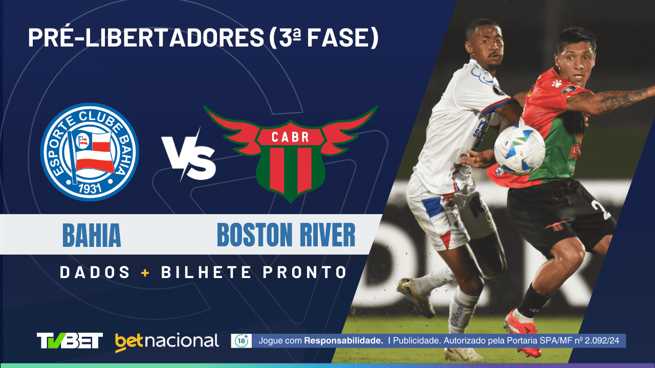 Bahia x Boston River: tempo real, onde assistir ao vivo, horário ...