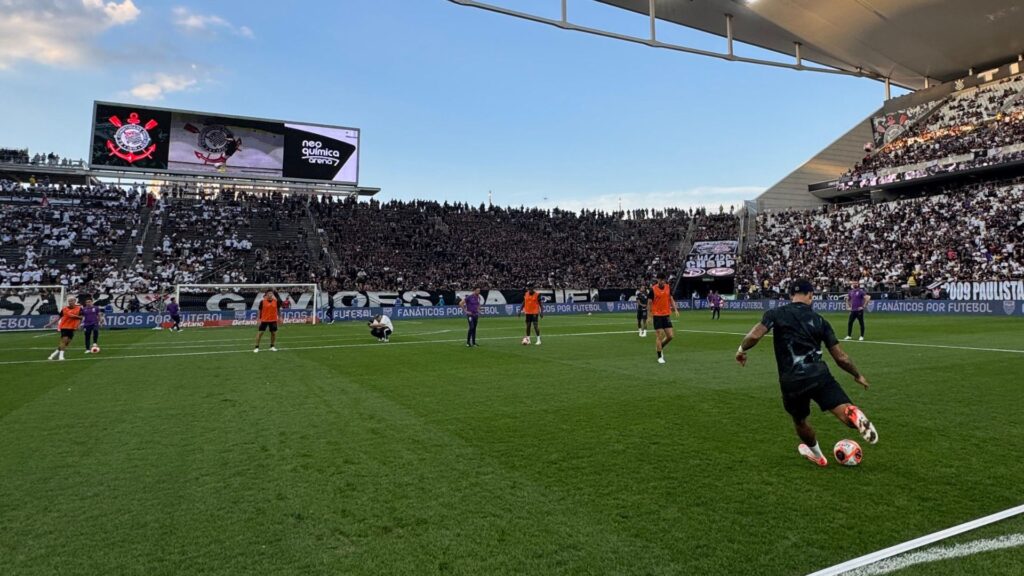 Corinthians terá missão árdua contra o Barcelona de Guayaquil (Foto: Gustavo Vasco/SCCP)