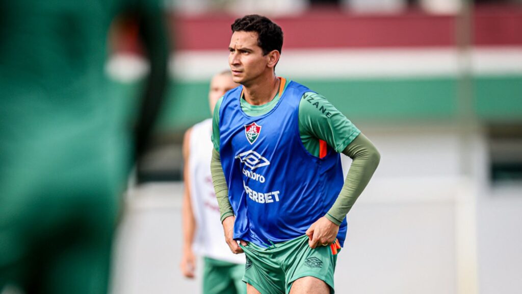 Ganso em treino do Fluminense.