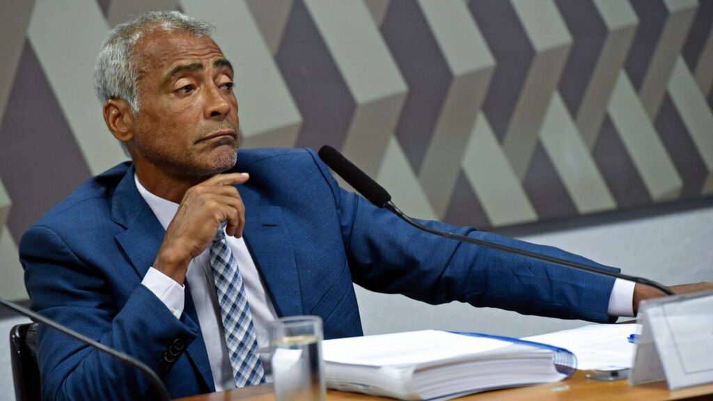 Romário é o relator da CPI instalada em abril do ano passado para investigar as manipulações de resultados no futebol brasileiro envolvendo apostas. Foto: Jefferson Rudy/Agência Senado