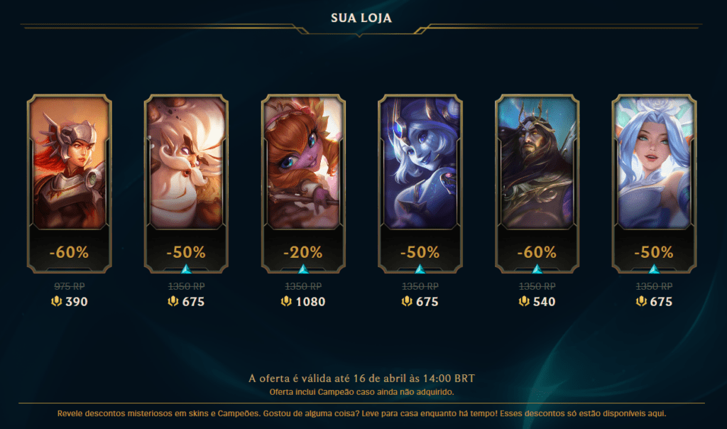 LoL: Loja Misteriosa retorna, veja datas