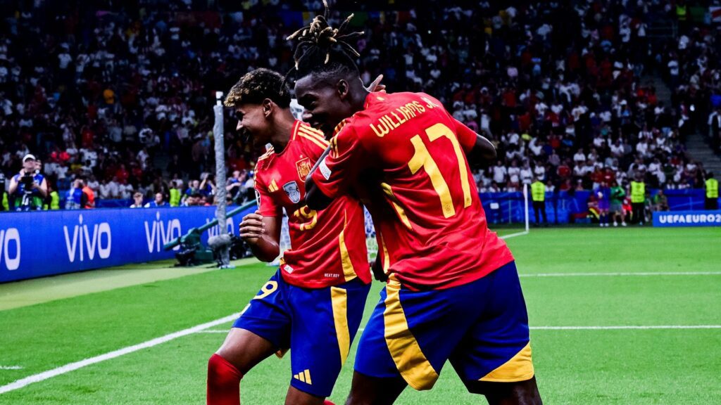 Lamine Yamal e Nico Williams - Espanha