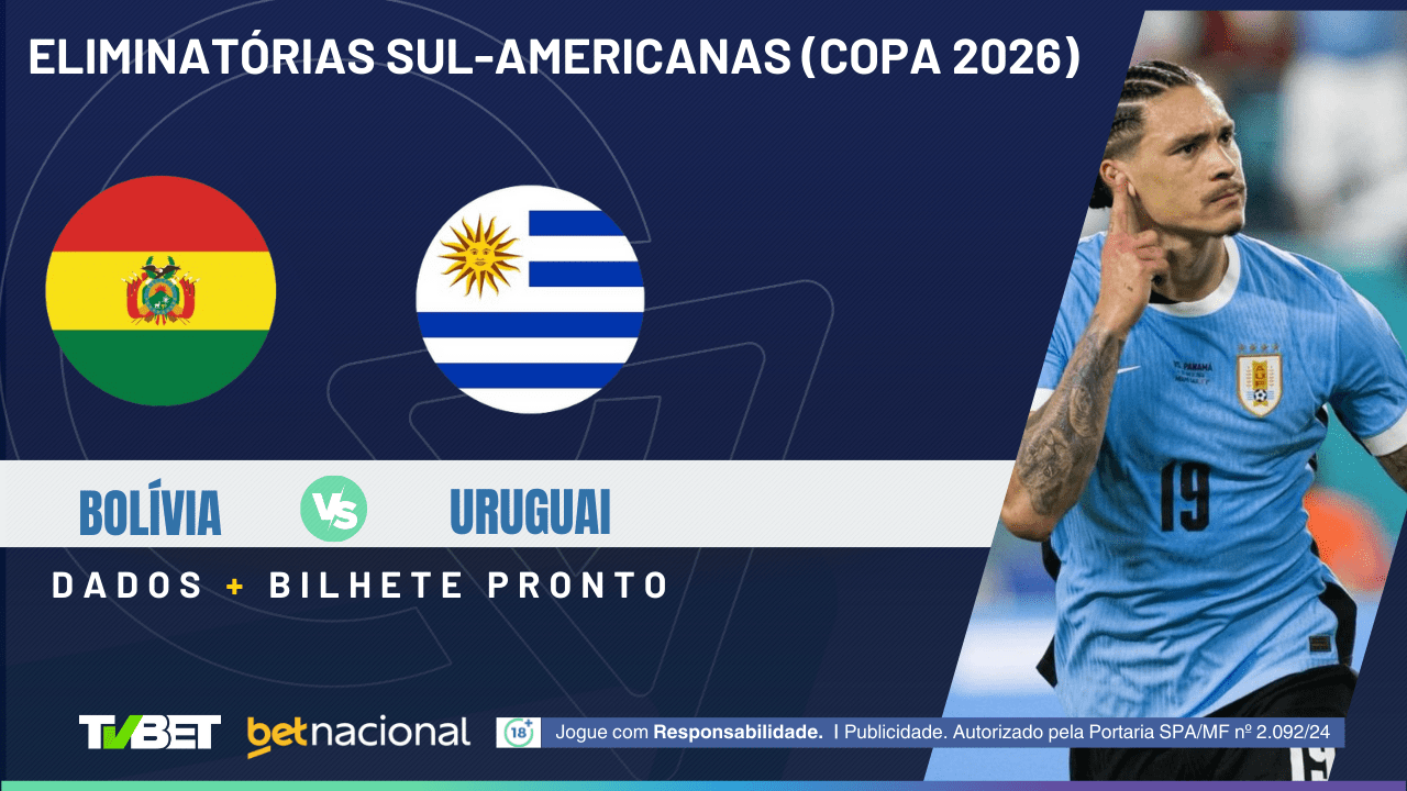 Bolívia x Uruguai: tempo real, onde assistir, horário, escalações e ...