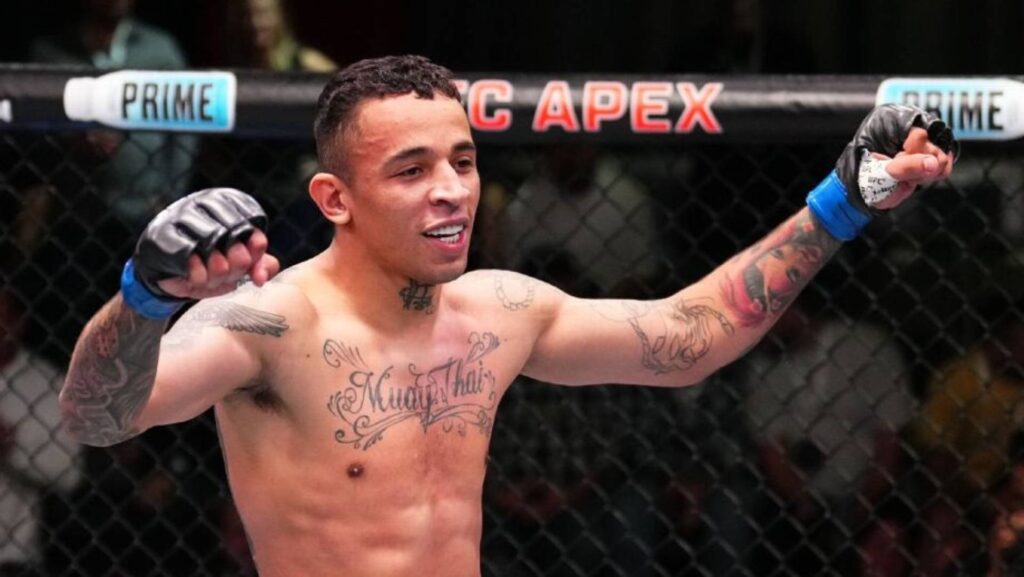 Carlos Prates ainda não sabe se terá outro oponente no UFC 314. Foto: Chris Unger/Zuffa LLC