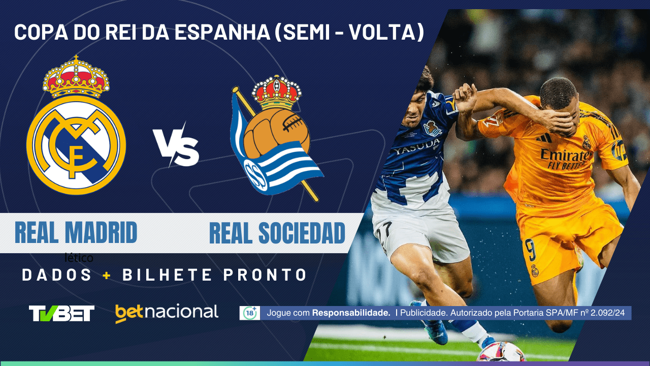 Real Madrid x Real Sociedad: tempo real, onde assistir, horário ...