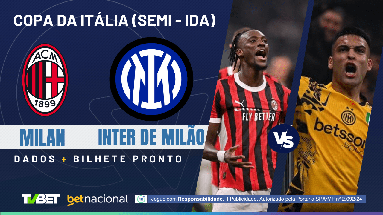 Milan x Inter de Milão: tempo real, onde assistir, horário, escalações ...