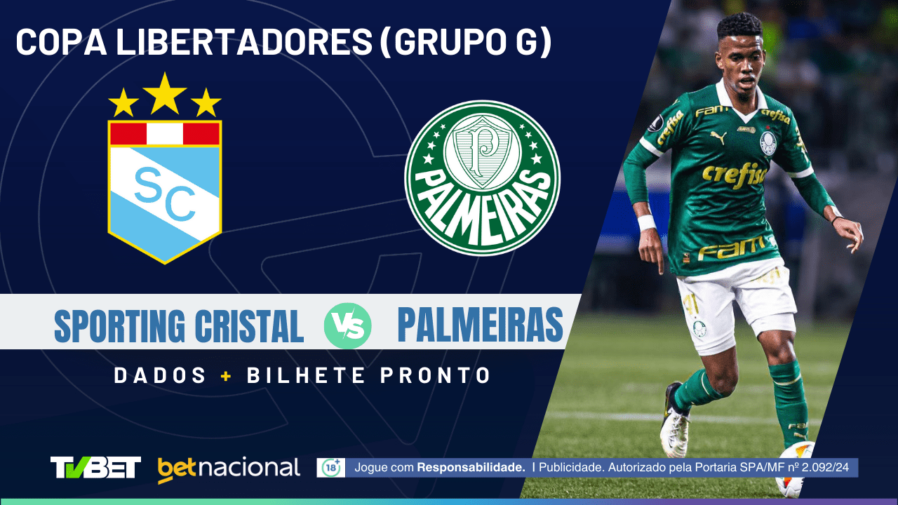 Sporting Cristal x Palmeiras: tempo real, onde assistir, horário