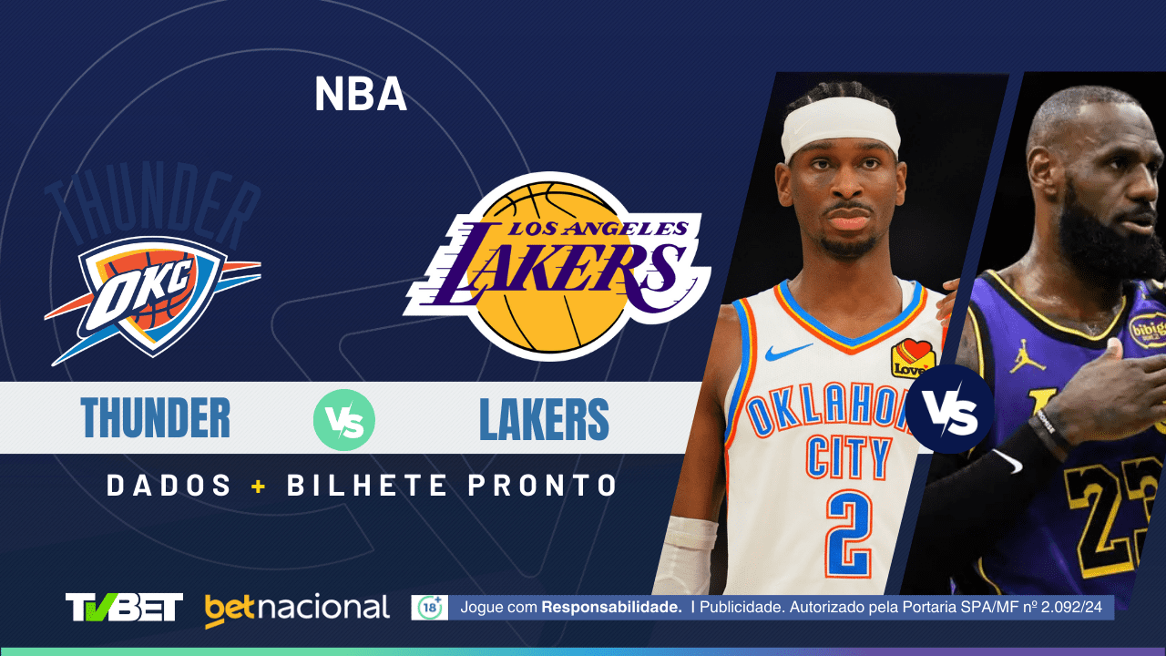 Thunder x Lakers: onde assistir, horário, escalações e palpites | Game ...