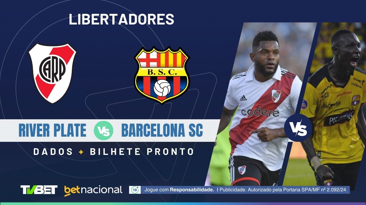 River Plate x Barcelona SC: tempo real, onde assistir, horário ...