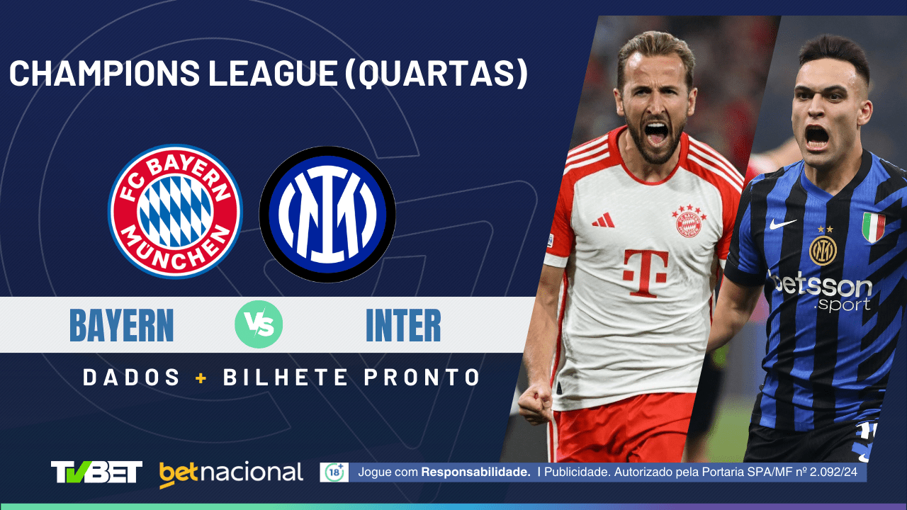 Bayern x Inter: tempo real, onde assistir ao vivo, horário, escalações ...