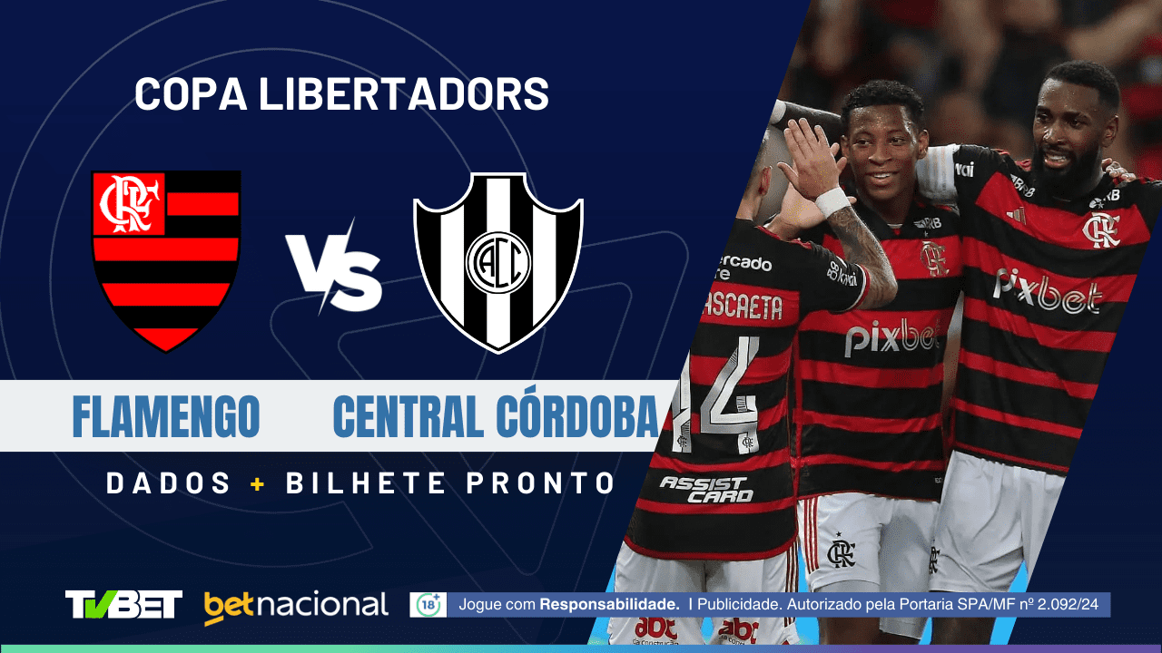Flamengo x Central Córdoba: tempo real, onde assistir ao vivo, horário ...