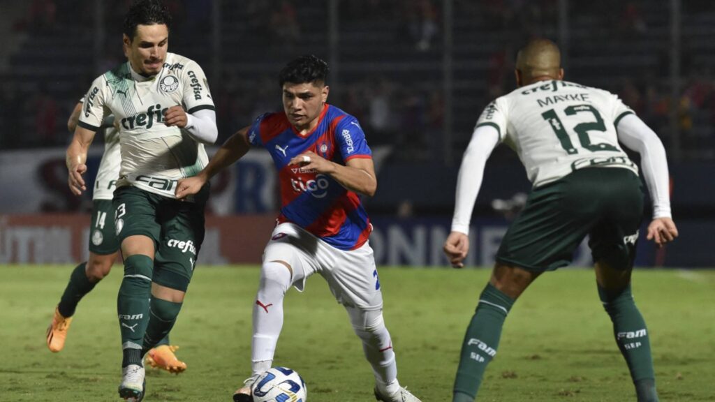 Palmeiras e Cerro Porteño se enfrentaram na Libertadores de 2023. Foto: NORBERTO DUARTE / AFP