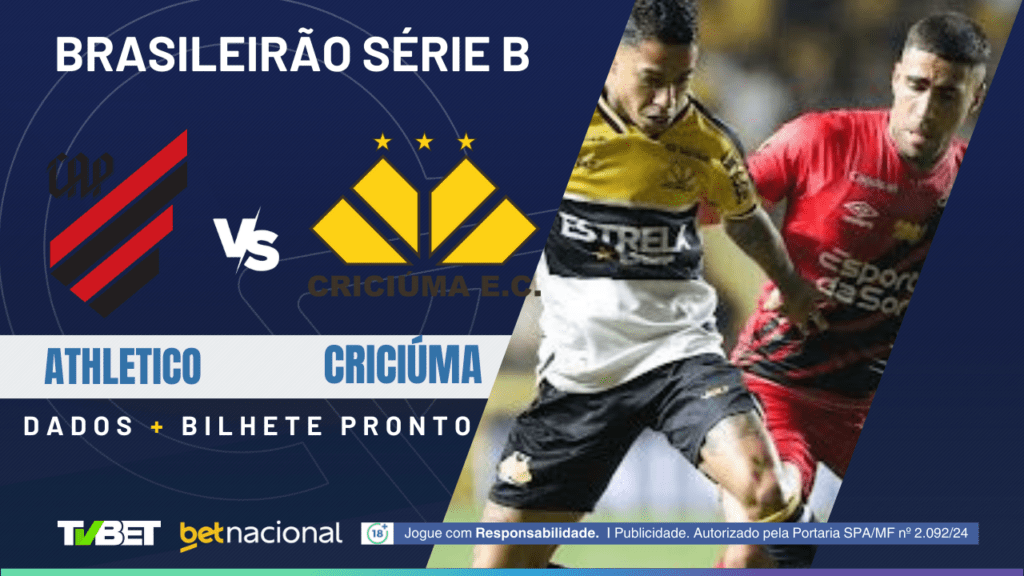 Athletico x Criciúma (Série B).