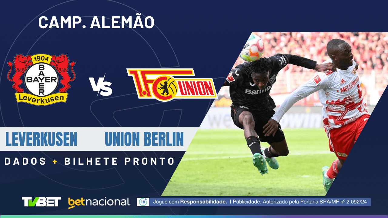 Leverkusen x Union Berlin: tempo real, onde assistir, horário ...